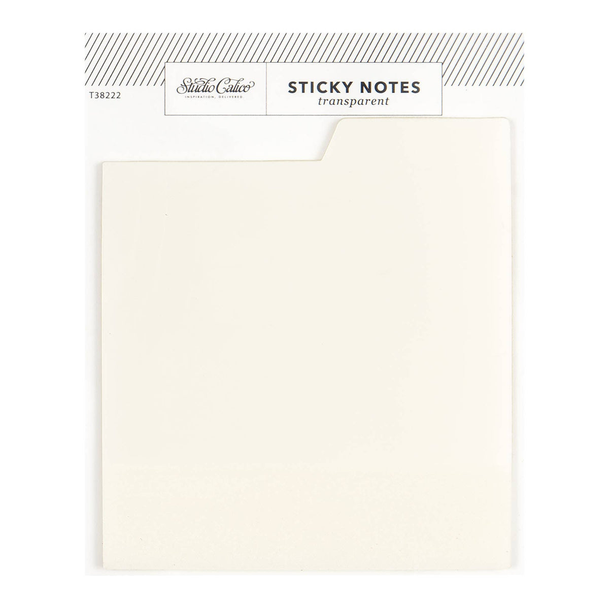 Tabbed Transparent Sticky Notes | Clear