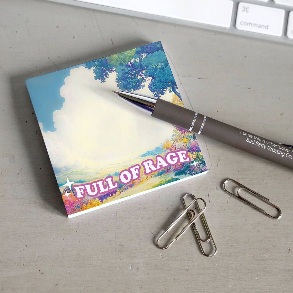 Full of Rage | Funny Sticky Notes