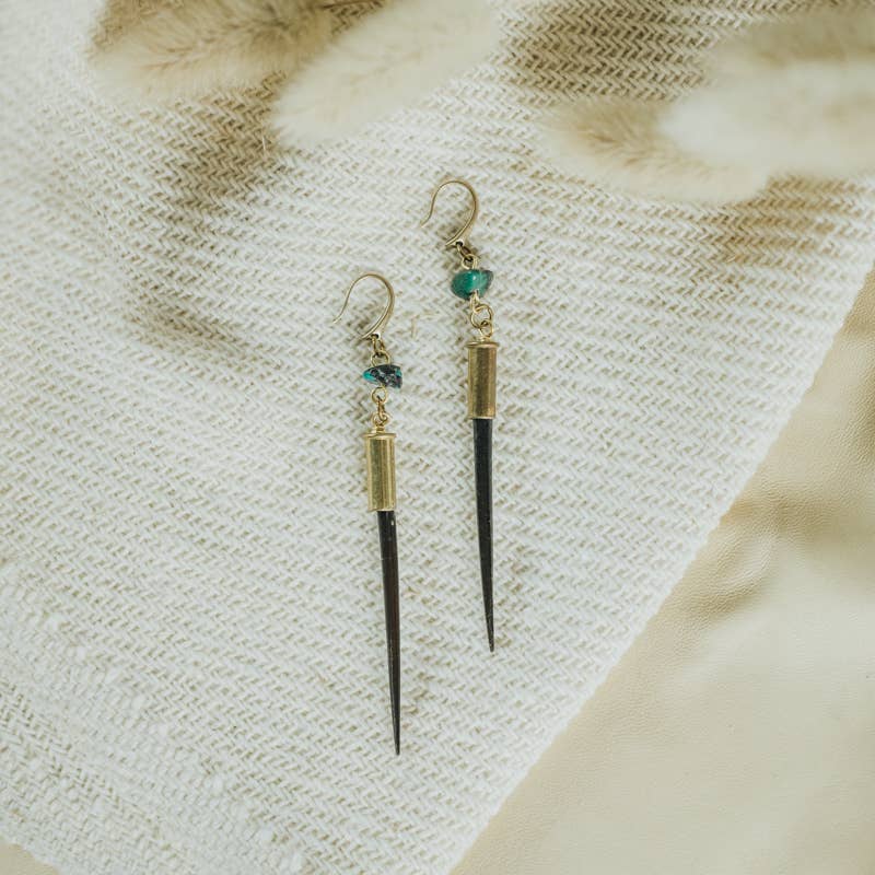 Quill Earrings | Turquoise Hook