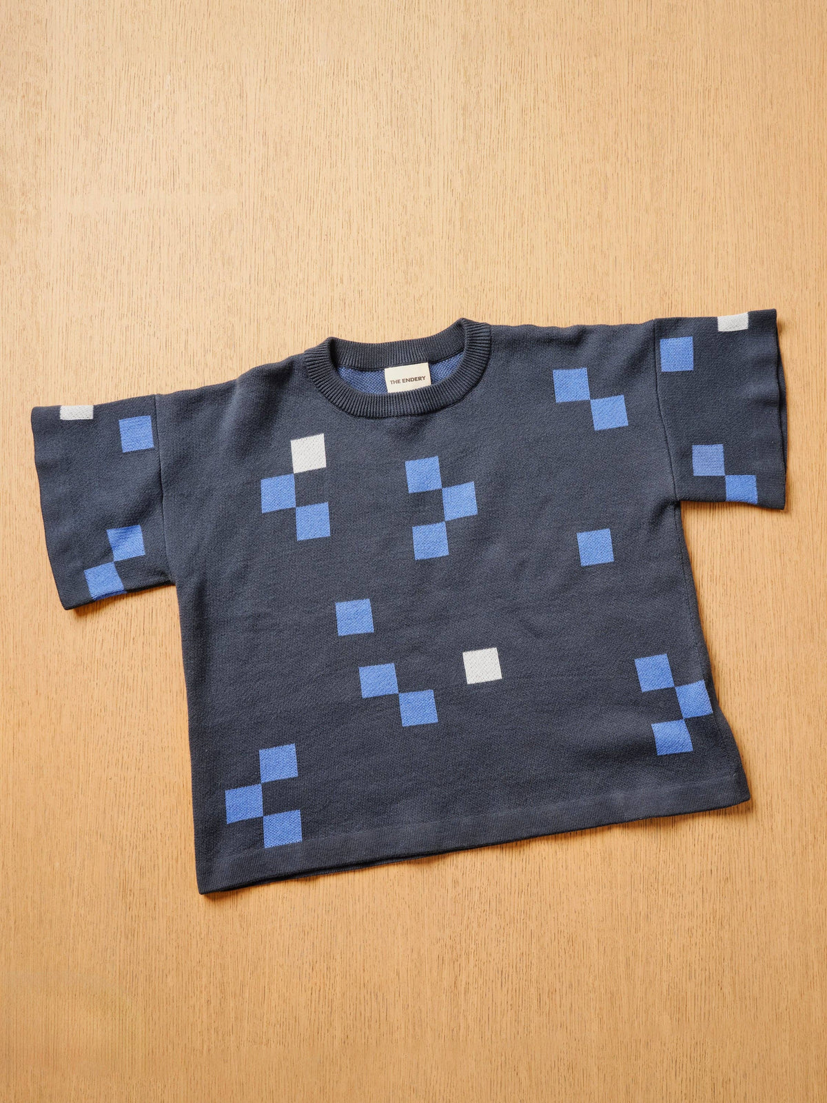 Albers Short Sleeve Sweater Tee | Sodalite