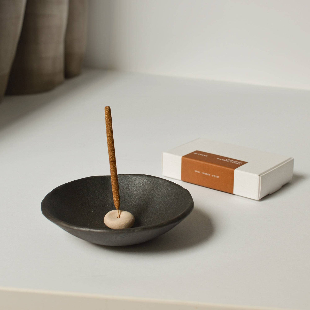 Mini Hand-Rolled Cinnamon Incense Sticks
