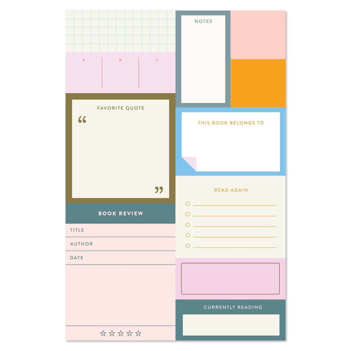 Sticky Notepads | Reader Edition Set