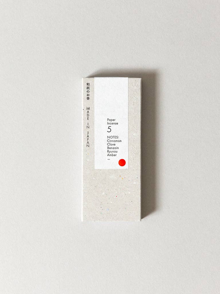 Washi Paper Incense 5 | Smoky Comfort