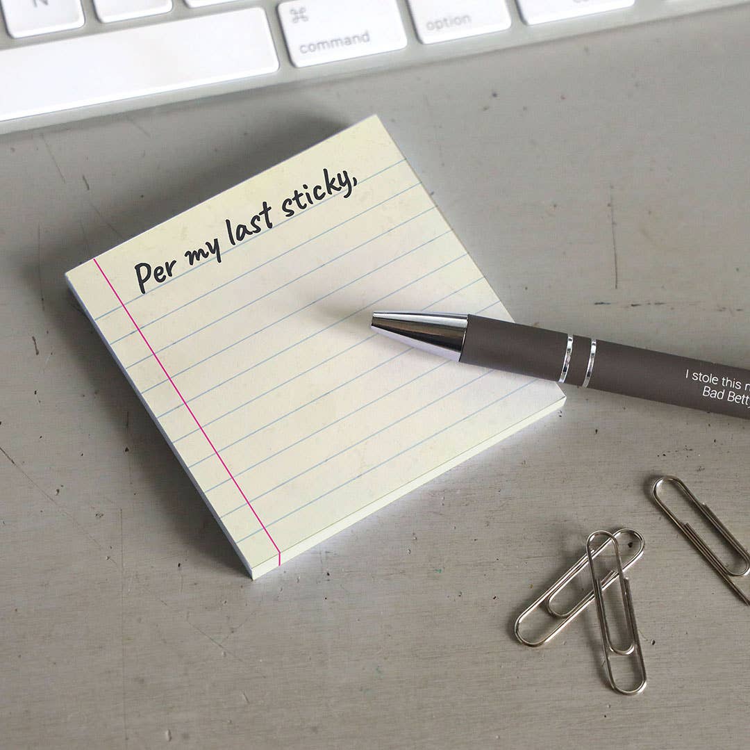 Per My Last Sticky | Funny Sticky Notes