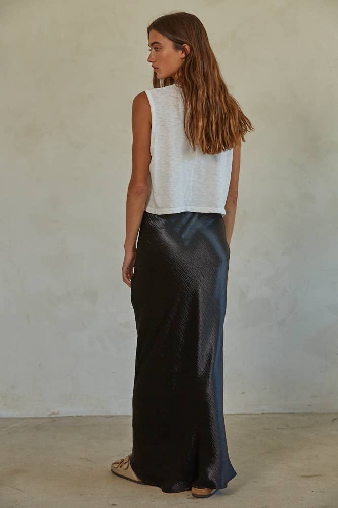 Knit Cotton Jersey Garment Washed Crop Tee | Off White