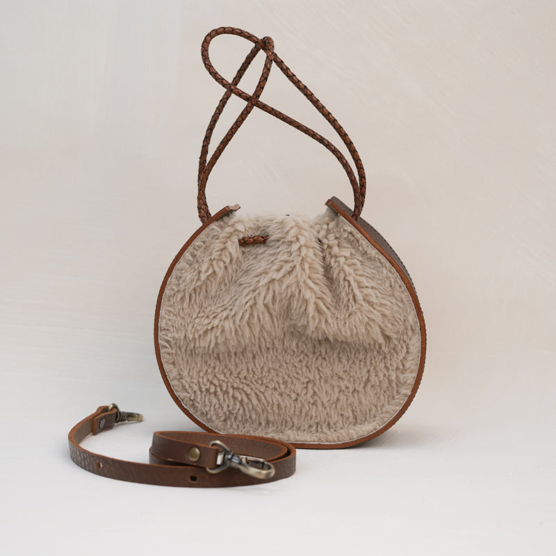 Joi Bag LE | Khaki Shearling