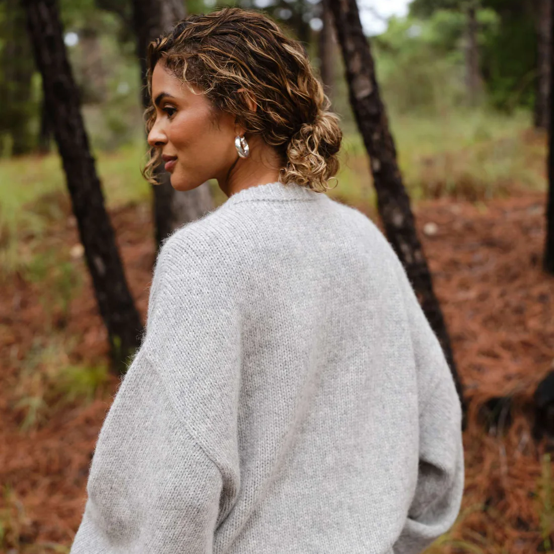 Boyfriend Sweater | Heather Gray | Size 3