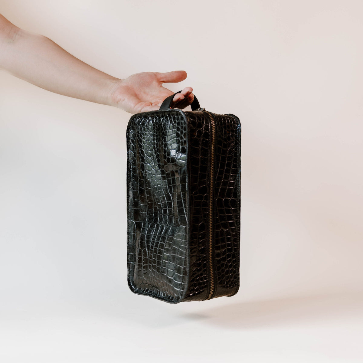 Dopp Kit | Midnight Croc