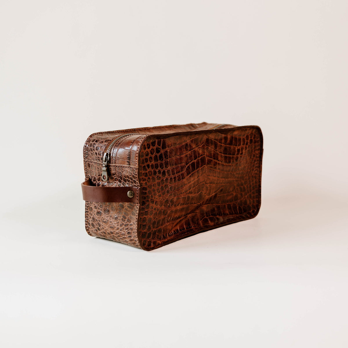 Dopp Kit | Walnut Croc