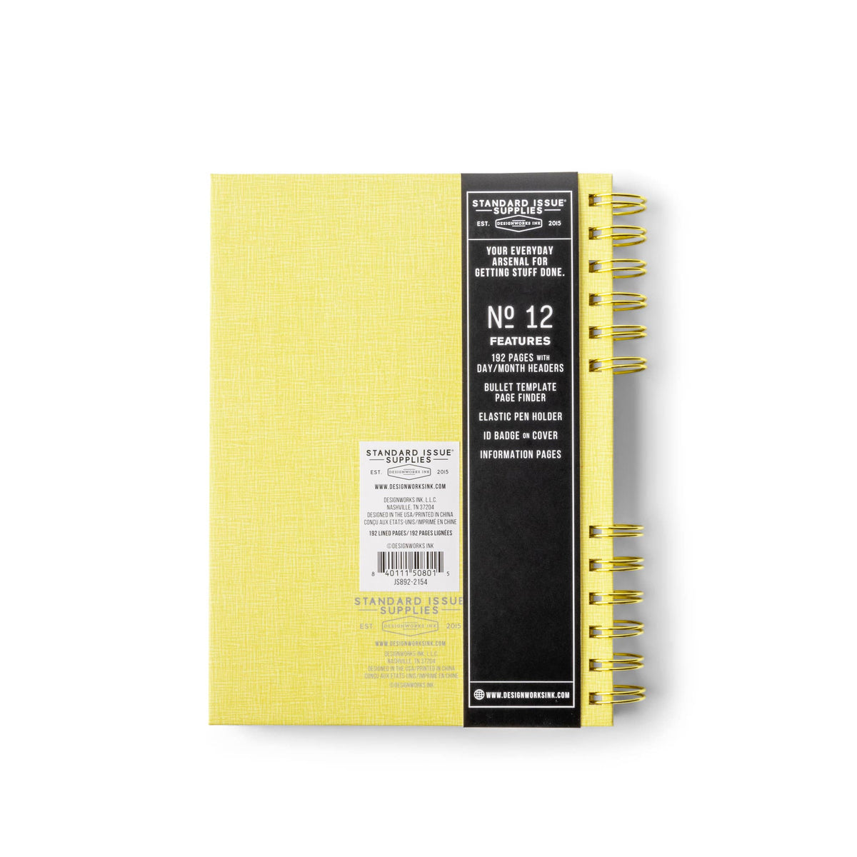 Standard Issue No. 12 Journal | Ochre