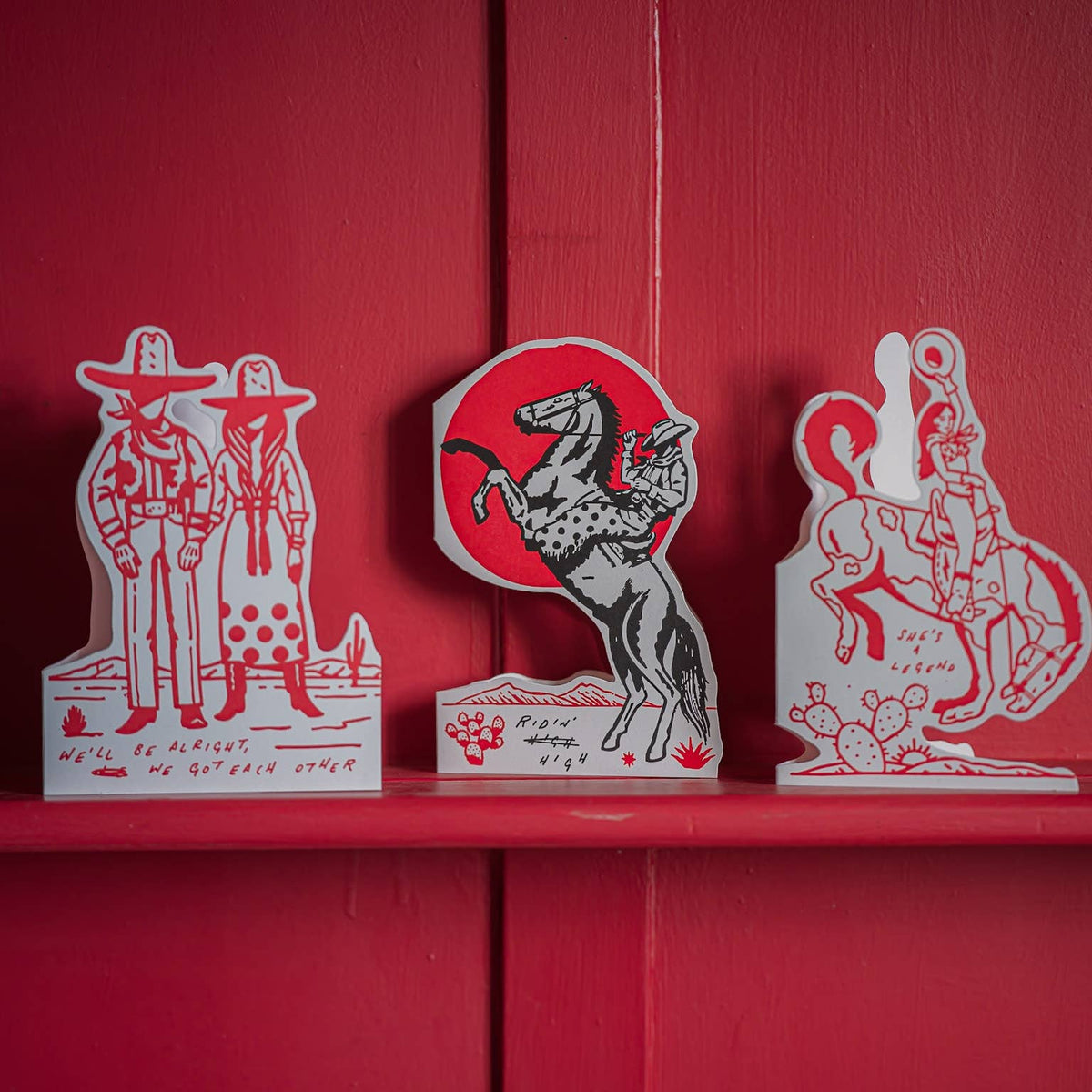 She's A Legend Saint No | Cut-Out Greeting Card