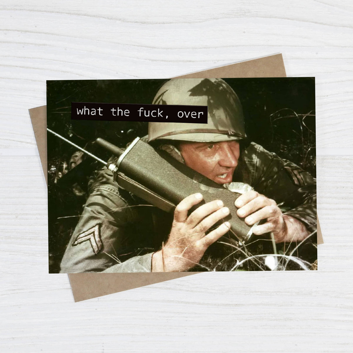 What the F***, Over | Greeting Card