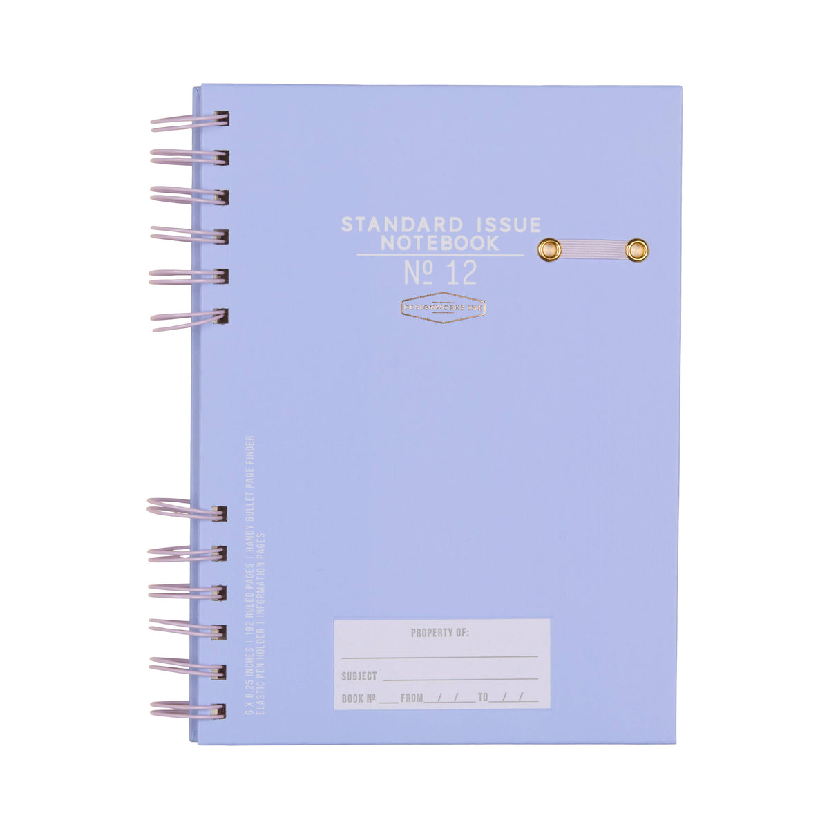 Standard Issue Planner Notebook  Lavender + Periwinkle