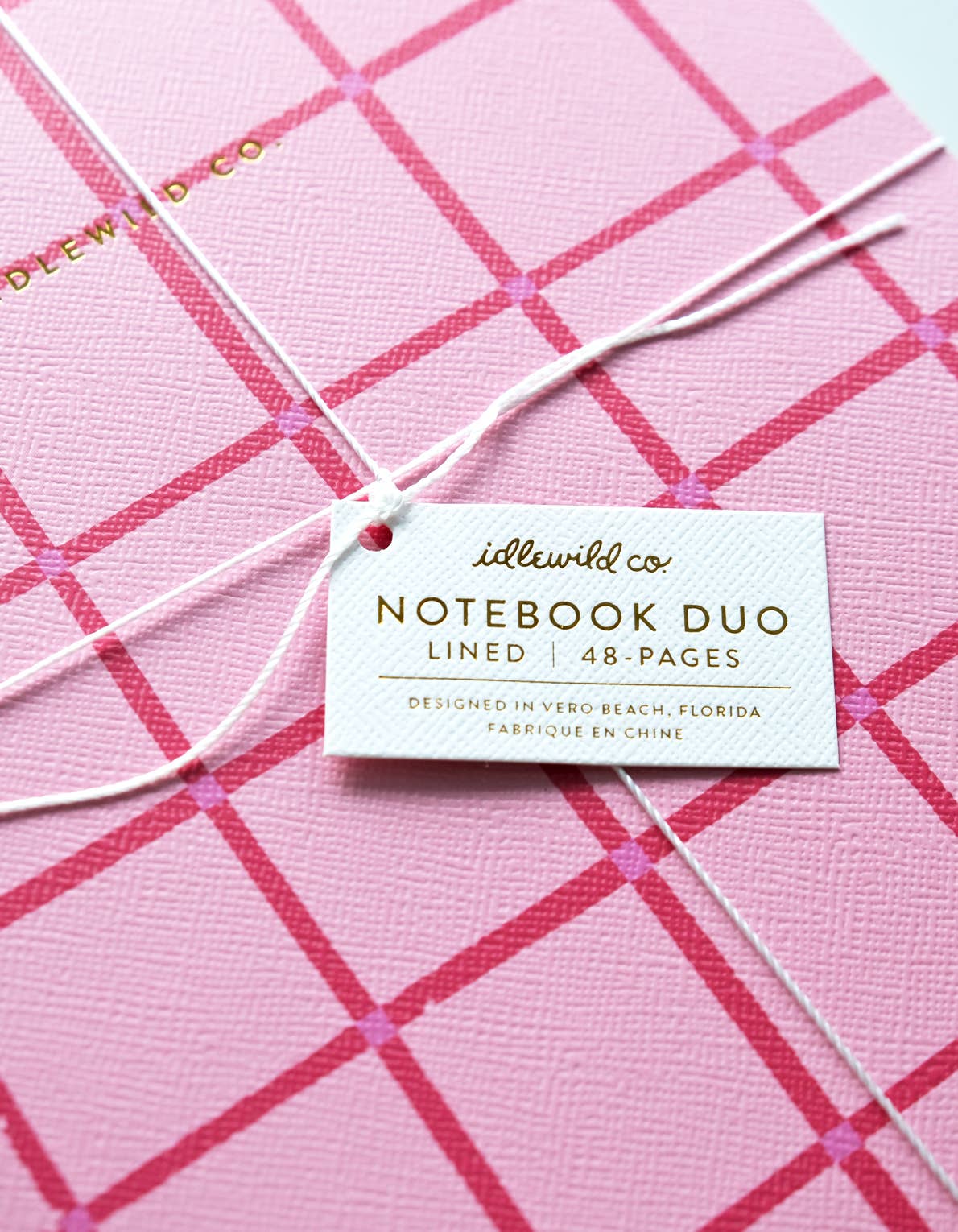 Notebook Duo | Pink Grid