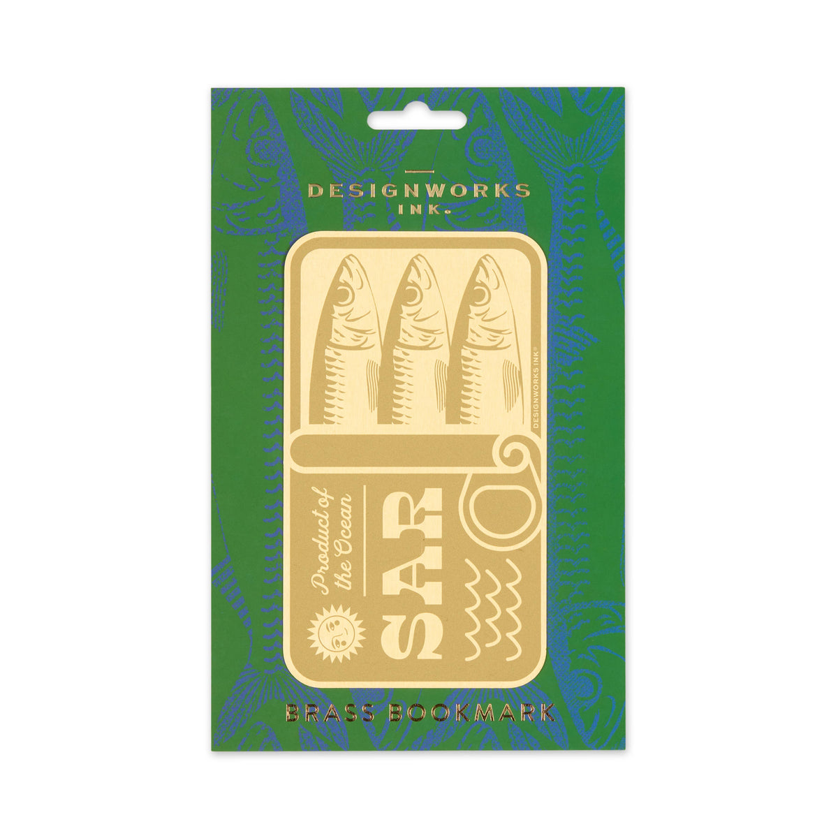 Brass Bookmark | Sardines
