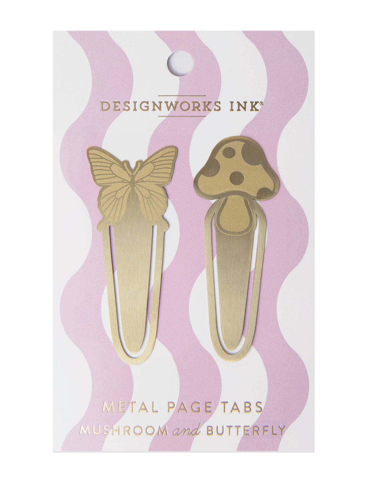 Metal Page Tabs | Mushroom & Butterfly