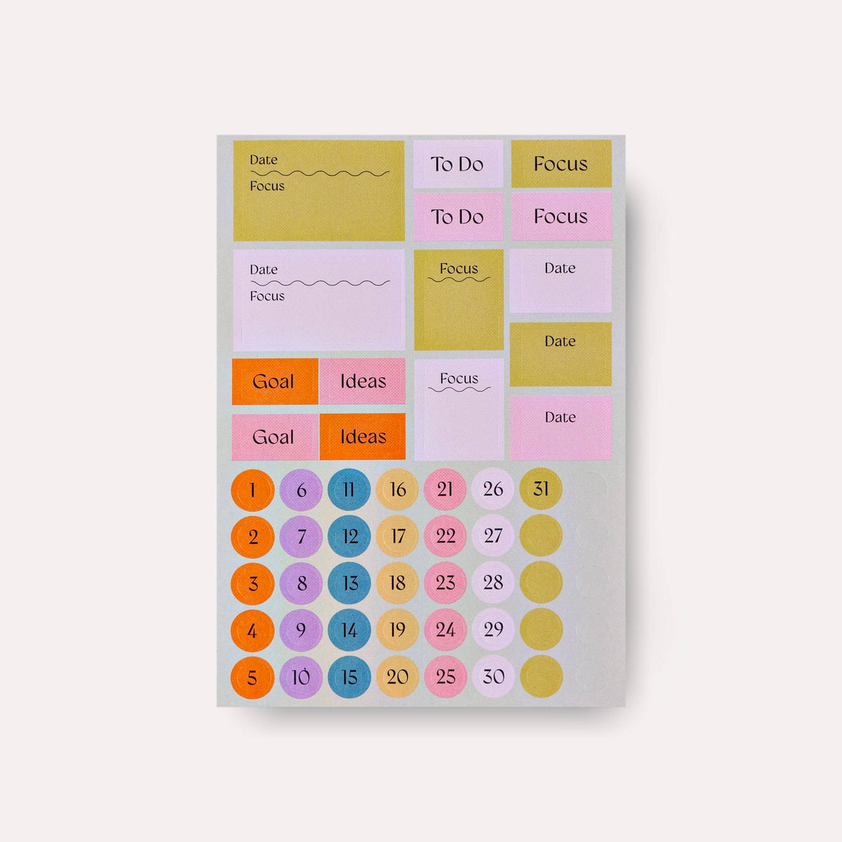 Organizer Sticker Set