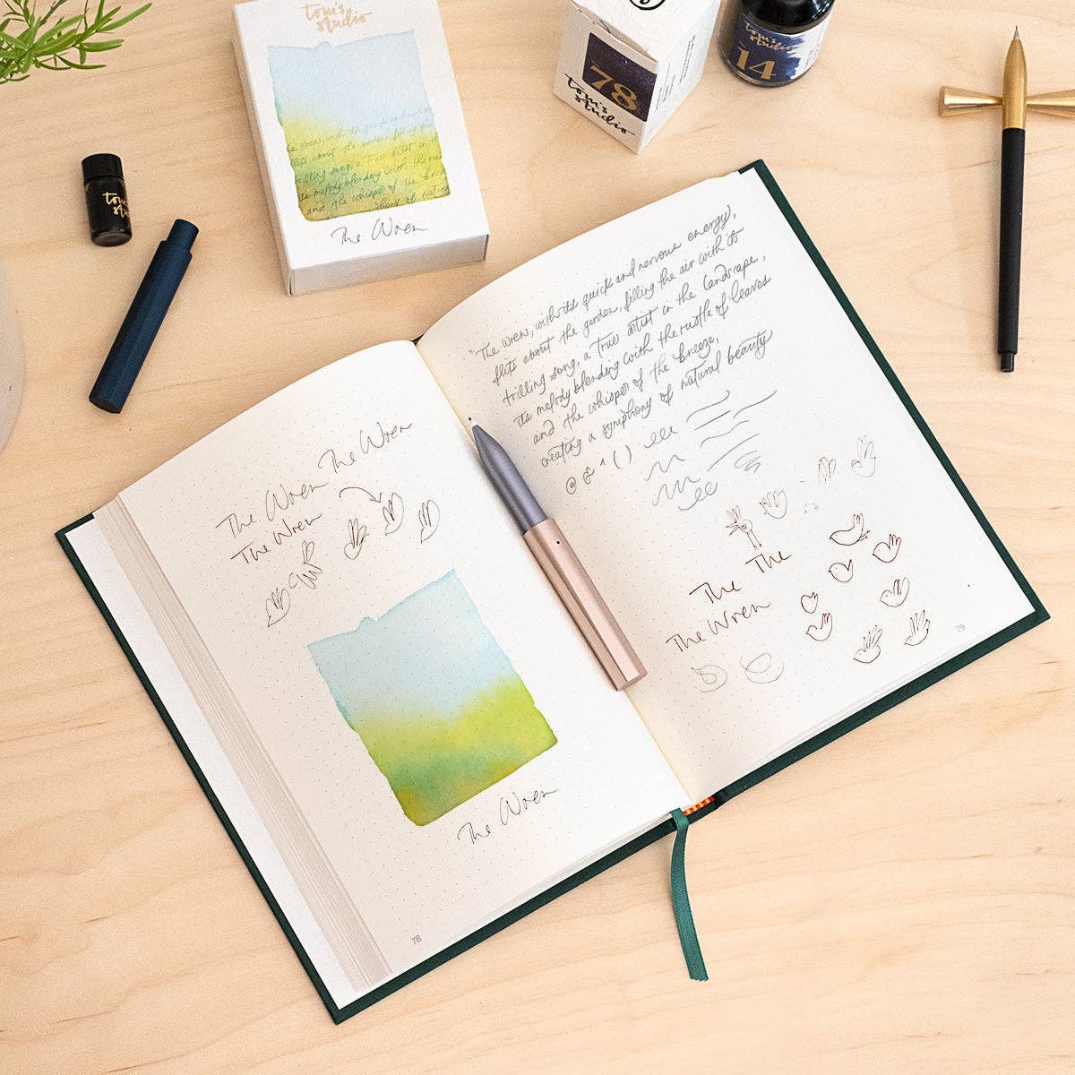 The Wren | Refillable Writing Pen | Black