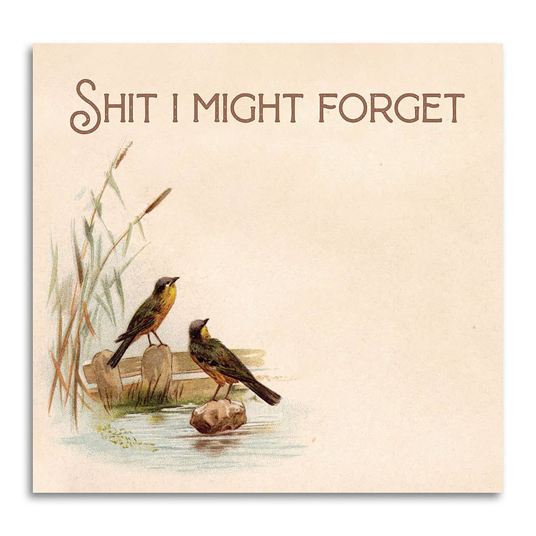 Shit I Might Forget | Funny Sticky Notes