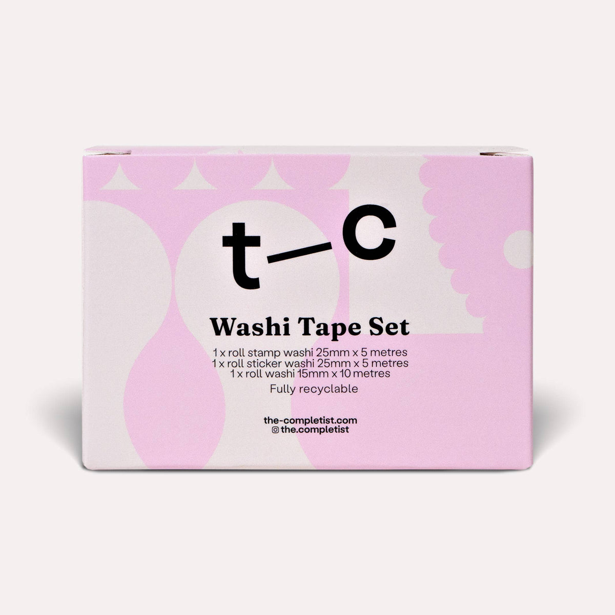 Washi Tape Set | Fete Tabs Stamp + Sticker Mix