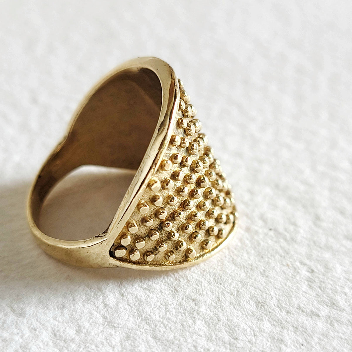 Studded Circle Ring