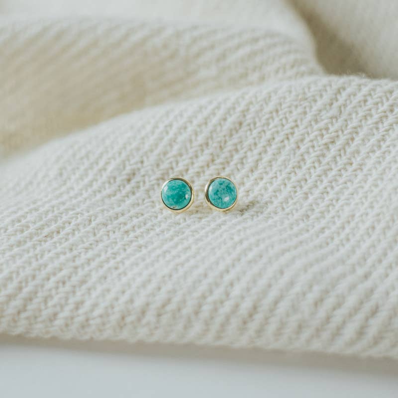 Hyalite Studs | Turquoise