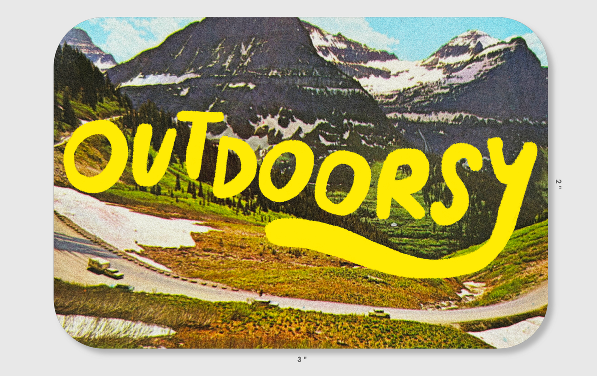 Outdoorsy | Vinyl Sticker