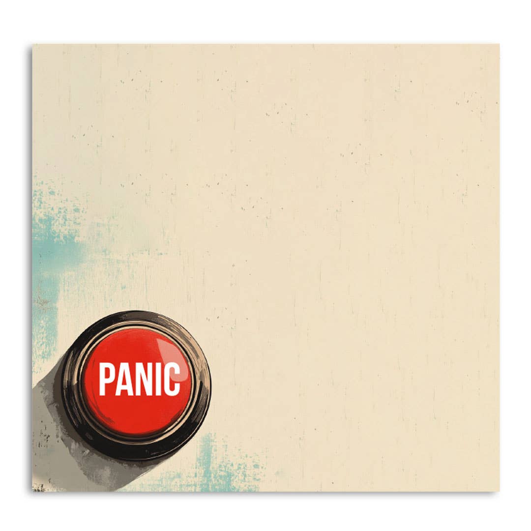 Panic Button | Funny Sticky Notes