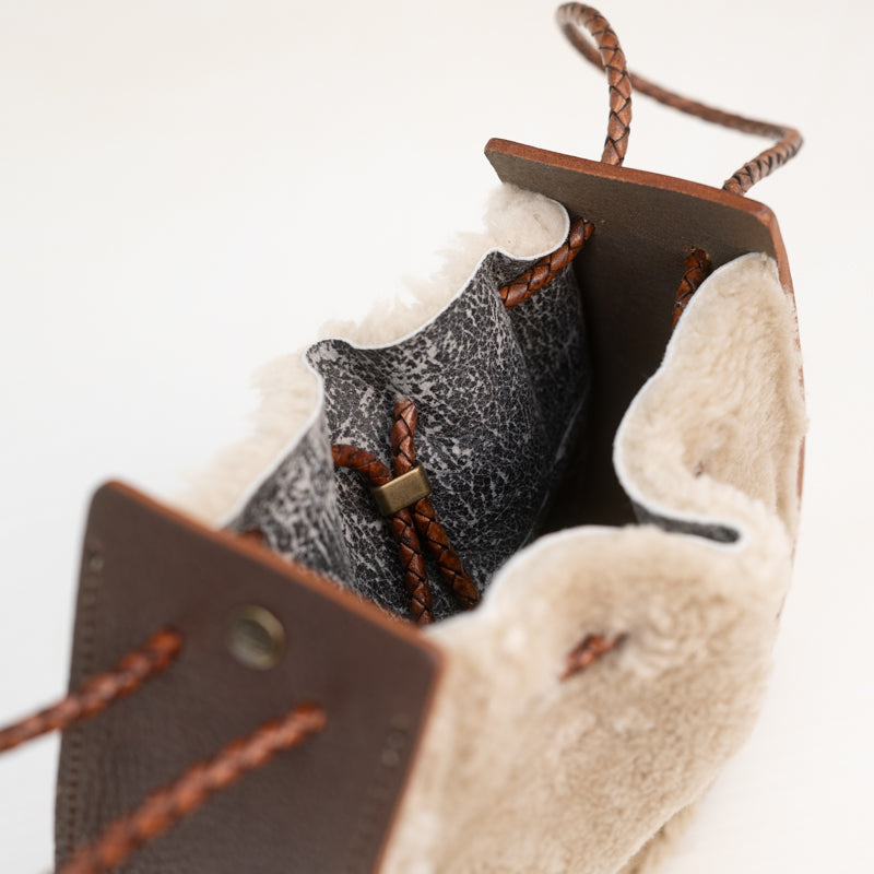 Joi Bag LE | Khaki Shearling