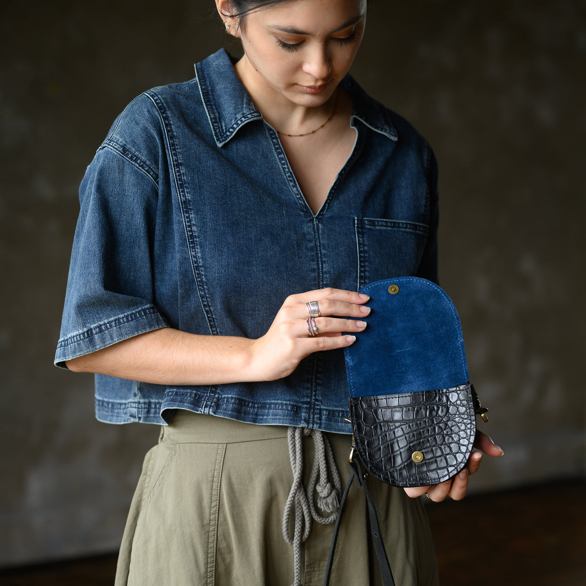 Nash Micro | Midnight Croc