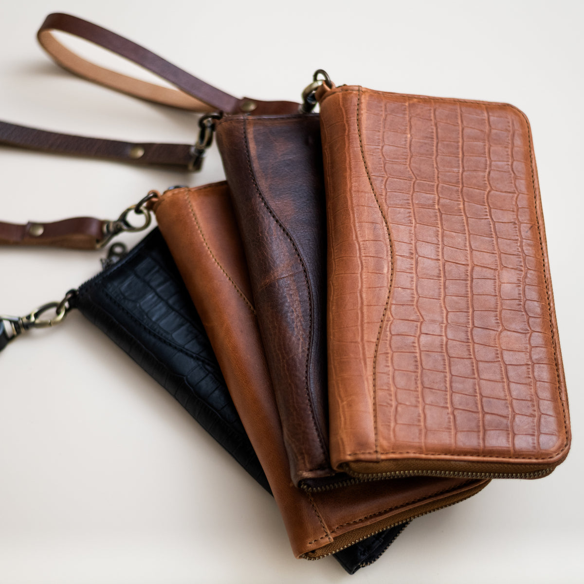 Passport Case | Luxe Caramel Croc