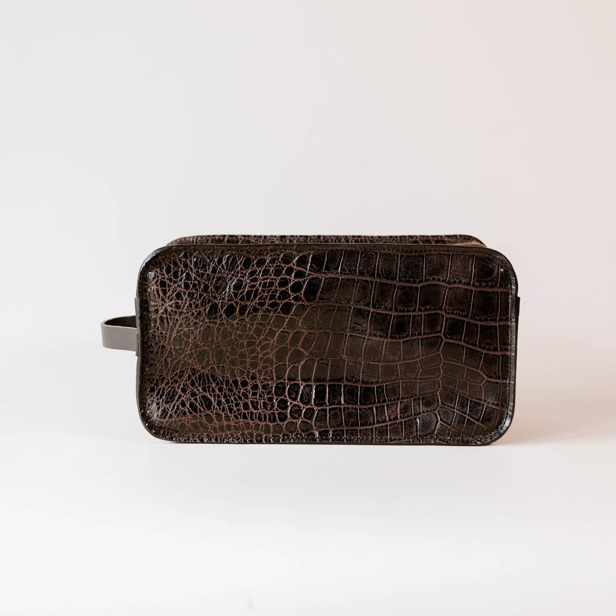 Dopp Kit | Espresso Croc