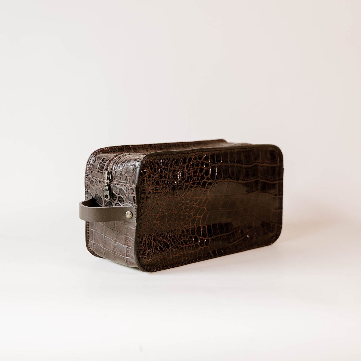 Dopp Kit | Espresso Croc
