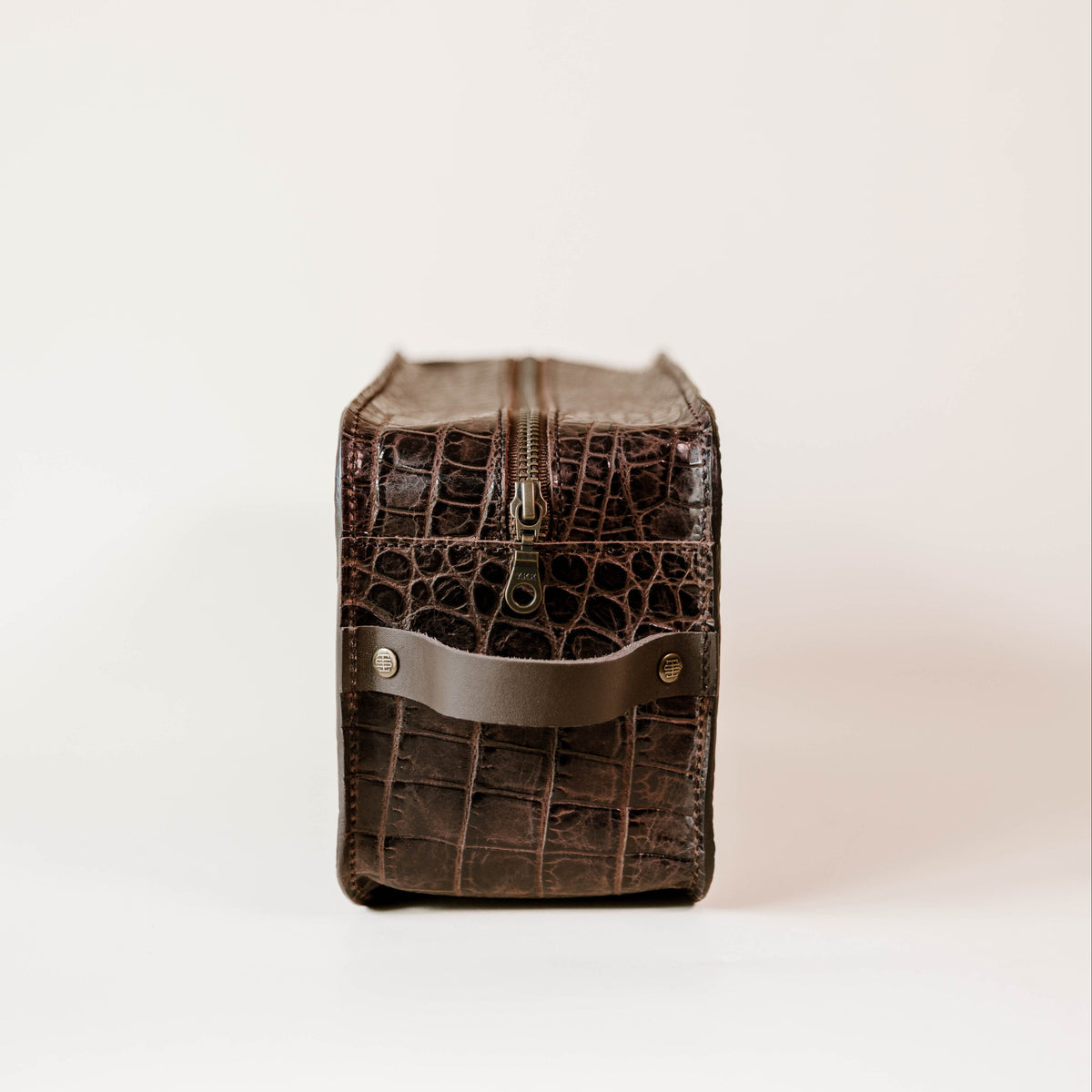 Dopp Kit | Espresso Croc