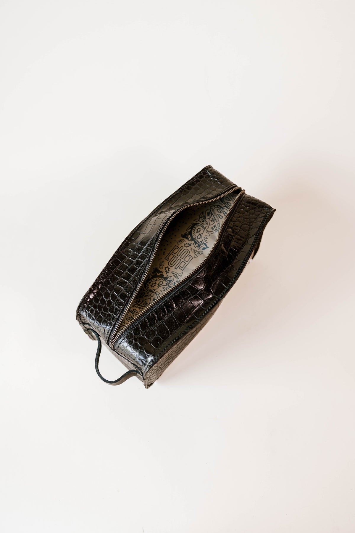 Dopp Kit | Midnight Croc