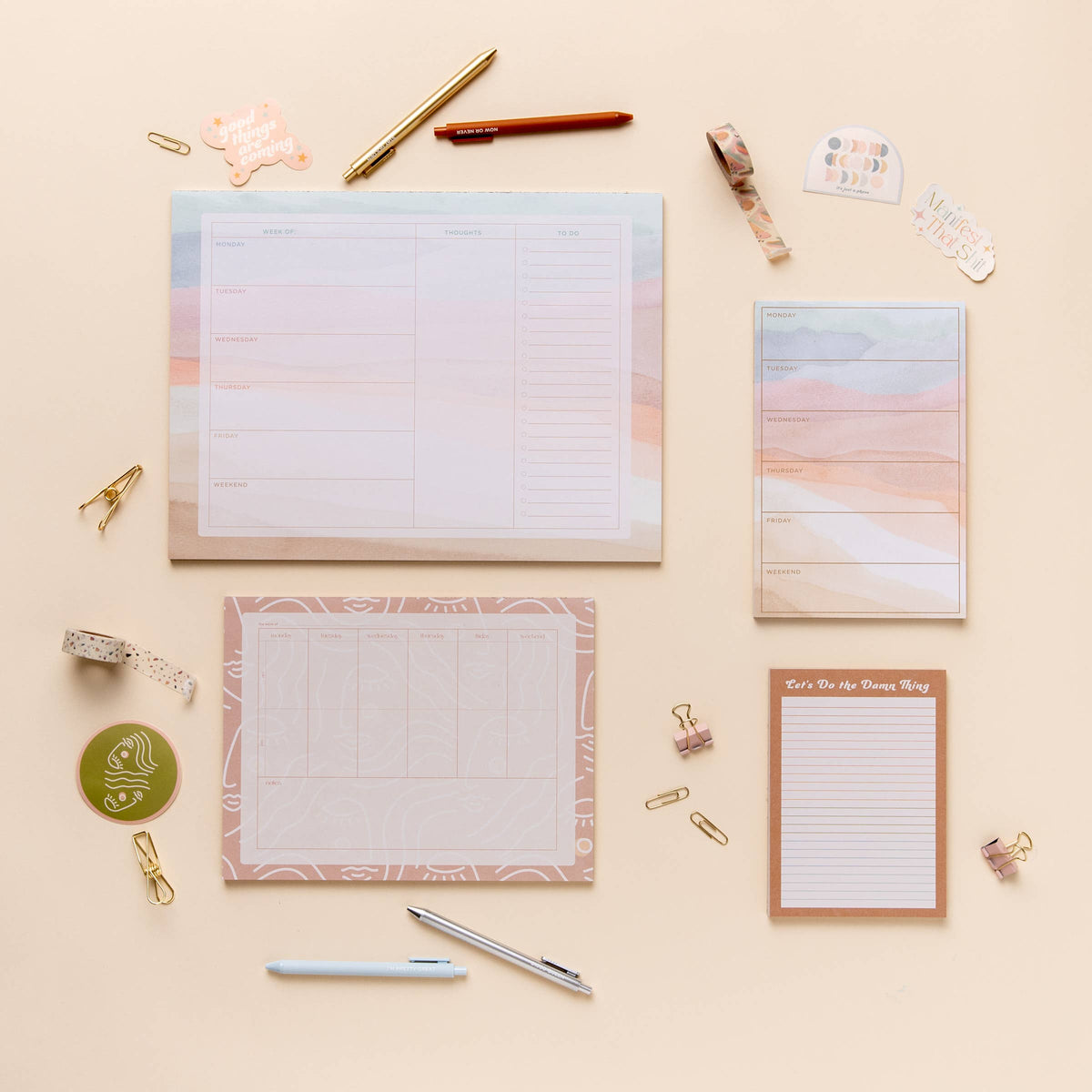 Tearaway Notepads | Let's Do The Damn Thing