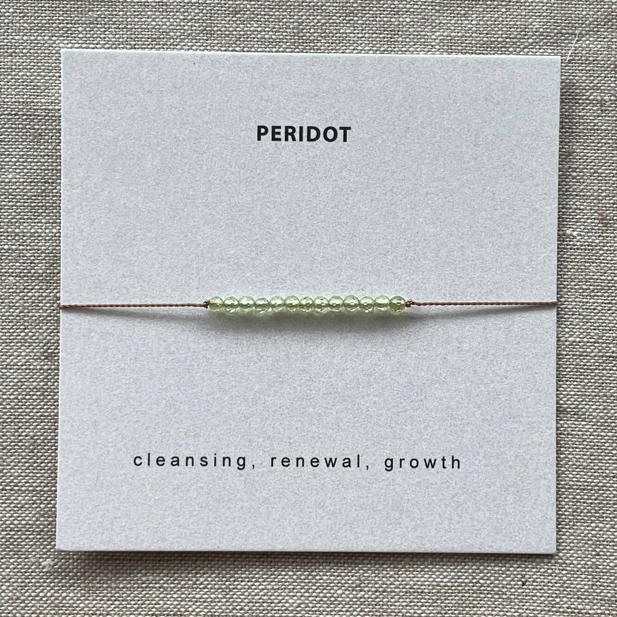 Peridot Bracelet | Renewal