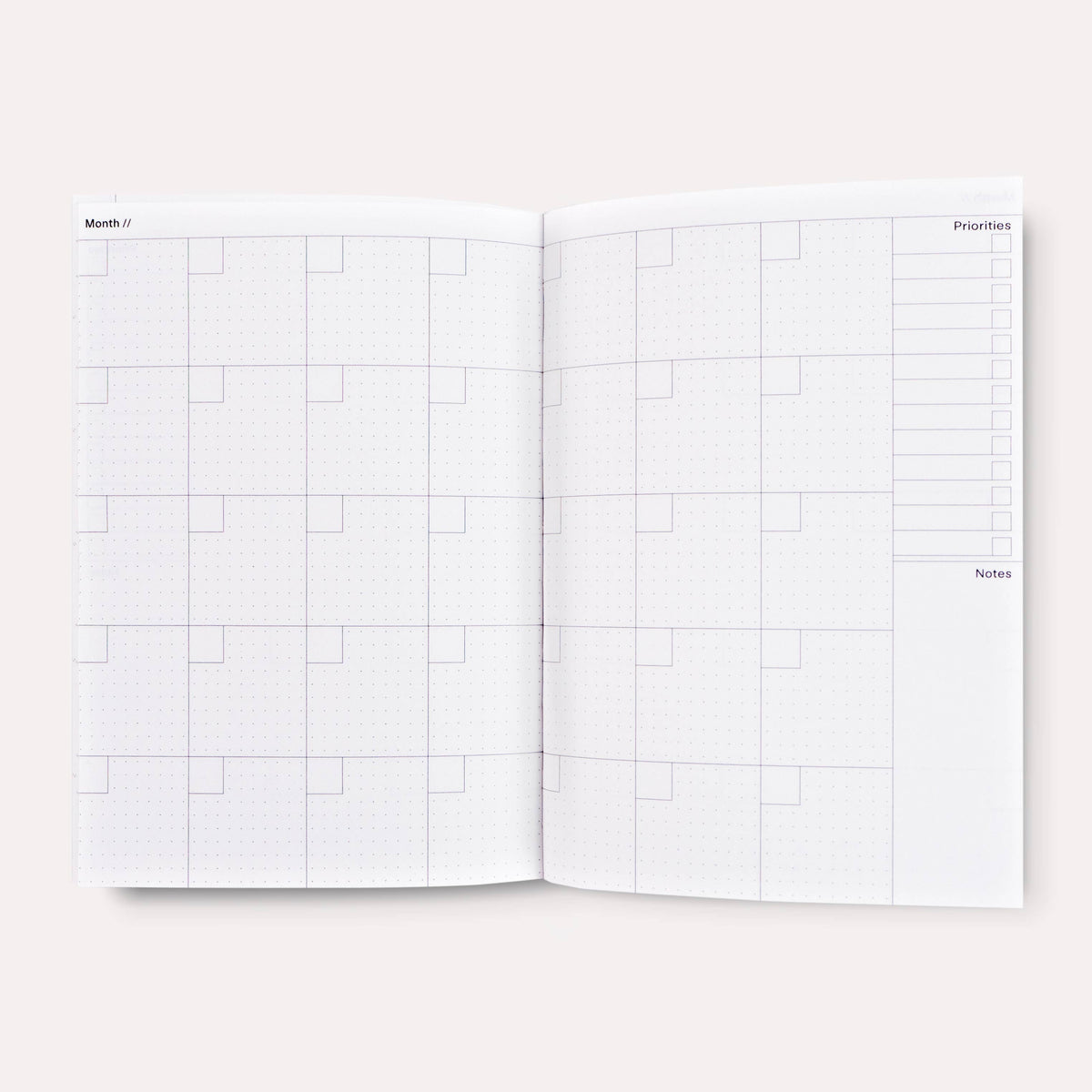 Casetta Undated Weekly Planner Book