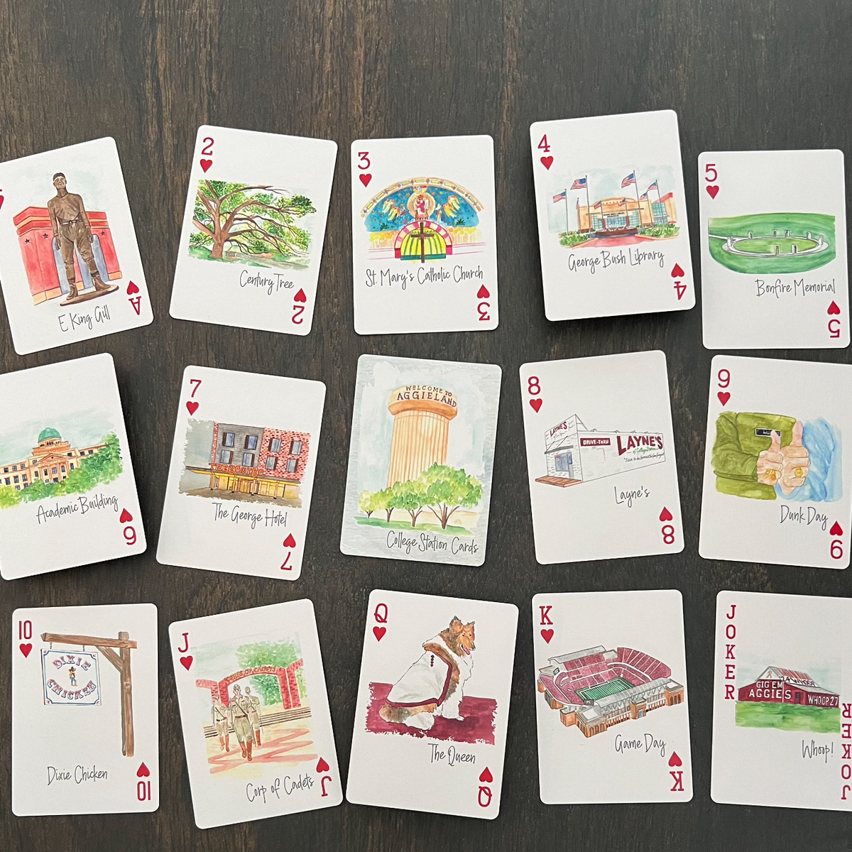 College Station Cards | Playing Cards