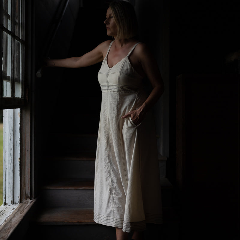 Eva Maxi Dress | Natural | Size M/L