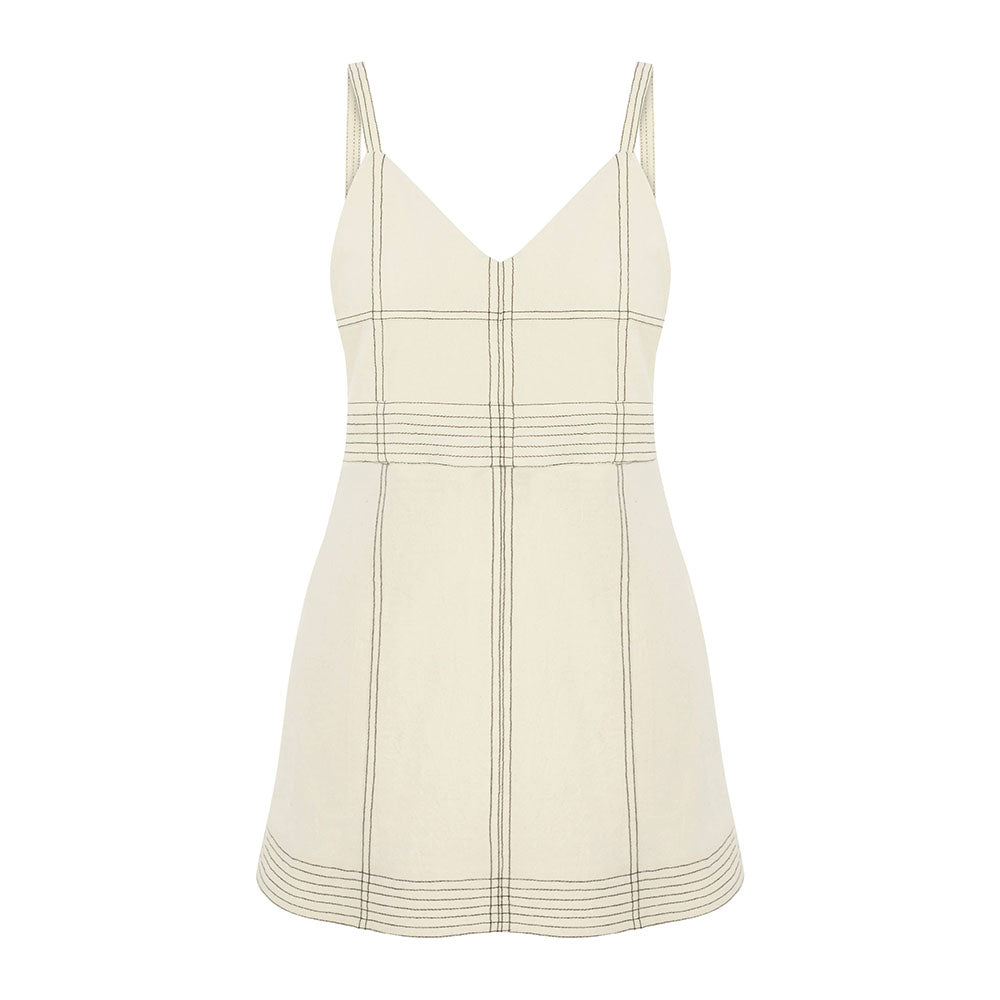 Eva Mini Dress | Natural | Size M/L